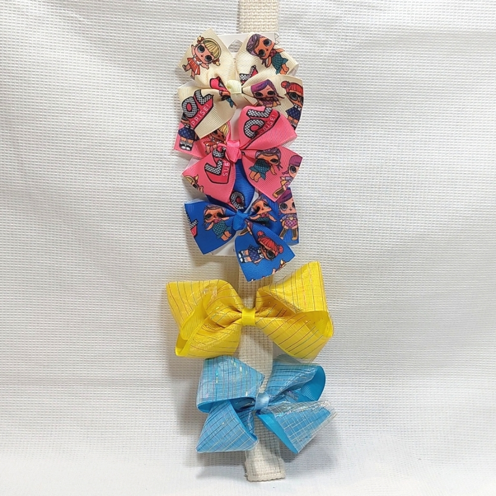 Specialty/ Grosgrain Hair Bows☆Set of 5